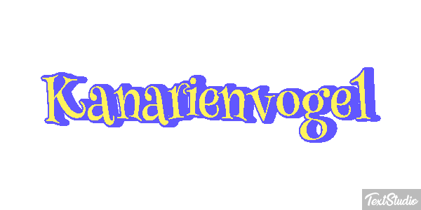 Kanarienvogel Texteffekt