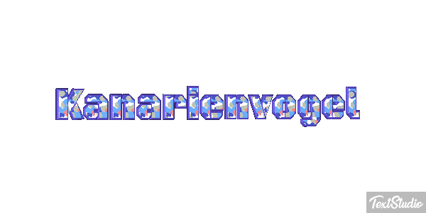 Kanarienvogel Texteffekt