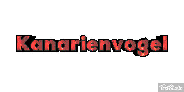 Kanarienvogel Texteffekt