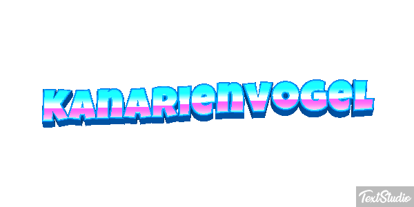 Kanarienvogel Texteffekt