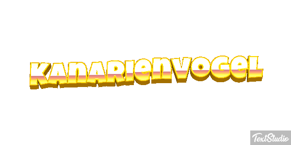 Kanarienvogel Texteffekt