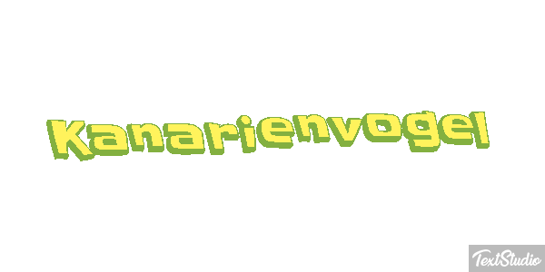 Kanarienvogel Texteffekt