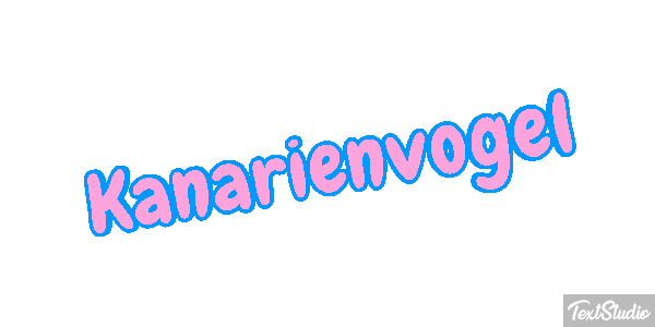 Kanarienvogel Texteffekt