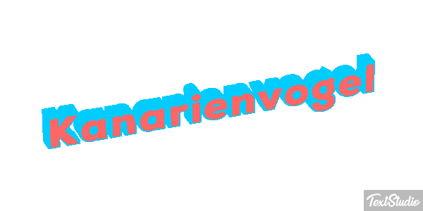 Kanarienvogel Texteffekt