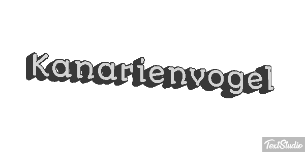 Kanarienvogel Texteffekt