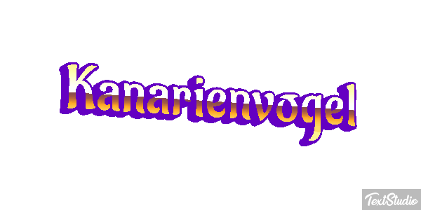 Kanarienvogel Texteffekt