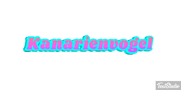 Kanarienvogel Texteffekt