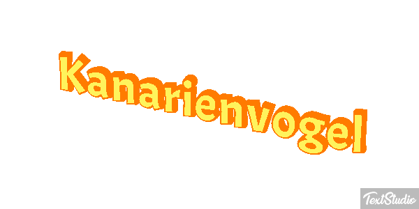 Kanarienvogel Texteffekt