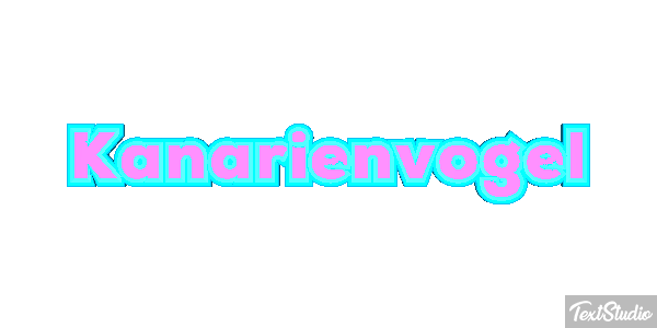 Kanarienvogel Texteffekt