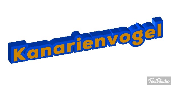 Kanarienvogel Texteffekt