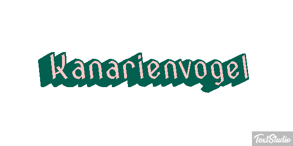 Kanarienvogel Texteffekt