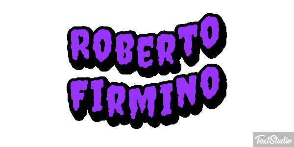 Roberto Firmino Text effect