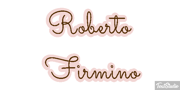 Roberto Firmino Text effect