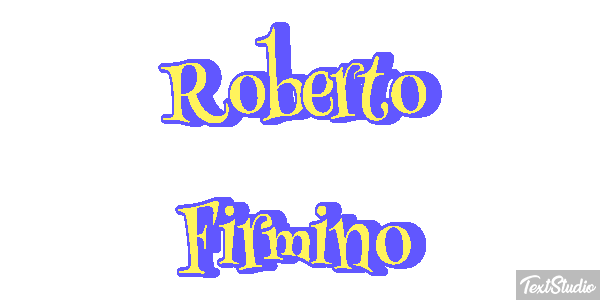 Roberto Firmino Text effect