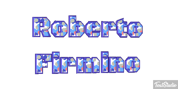 Roberto Firmino Text effect