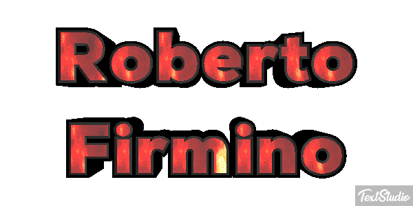 Roberto Firmino Text effect