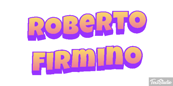 Roberto Firmino Text effect