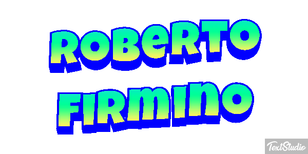 Roberto Firmino Text effect
