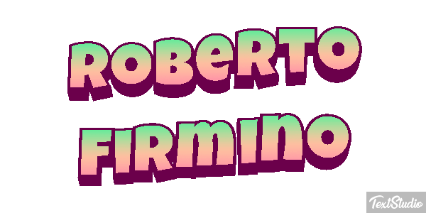 Roberto Firmino Text effect