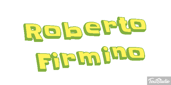 Roberto Firmino Text effect