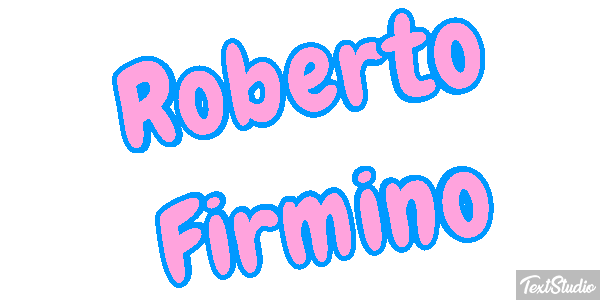 Roberto Firmino Text effect