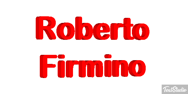 Roberto Firmino Text effect