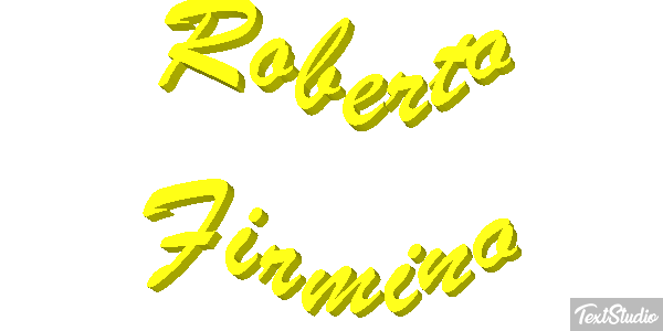 Roberto Firmino Text effect