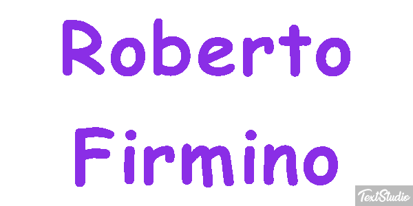 Roberto Firmino Text effect