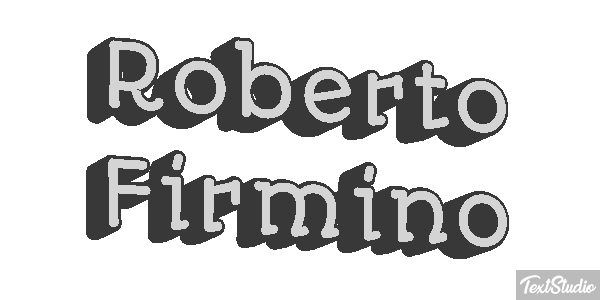 Roberto Firmino Text effect