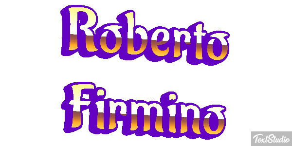 Roberto Firmino Text effect