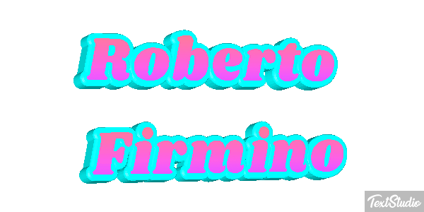 Roberto Firmino Text effect