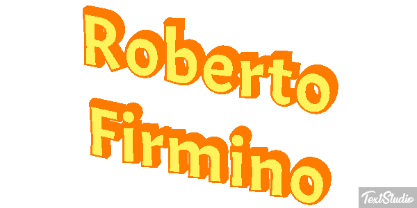 Roberto Firmino Text effect