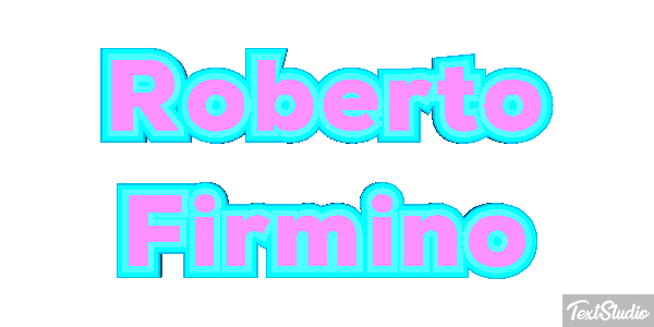Roberto Firmino Text effect