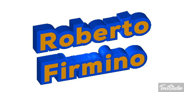 Roberto Firmino Text effect