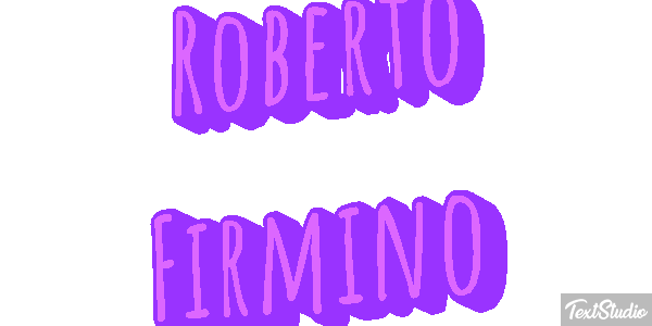 Roberto Firmino Text effect