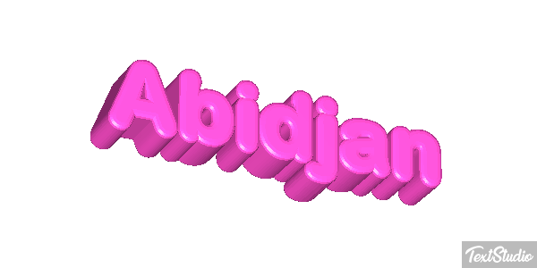 Abidjan Effetto testo