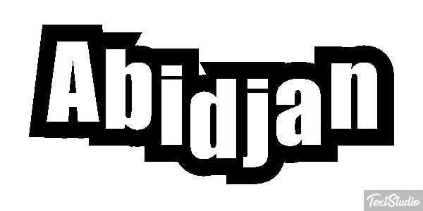 Abidjan Effetto testo
