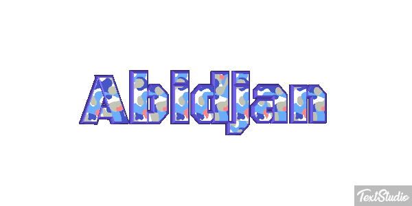 Abidjan Effetto testo