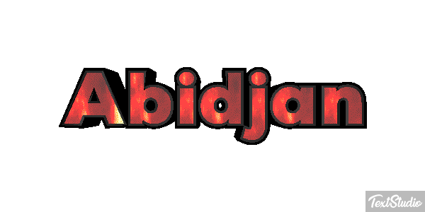 Abidjan Effetto testo