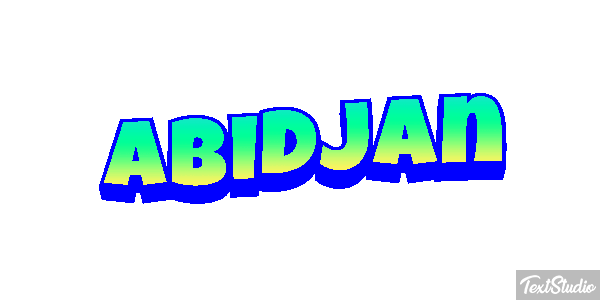 Abidjan Effetto testo