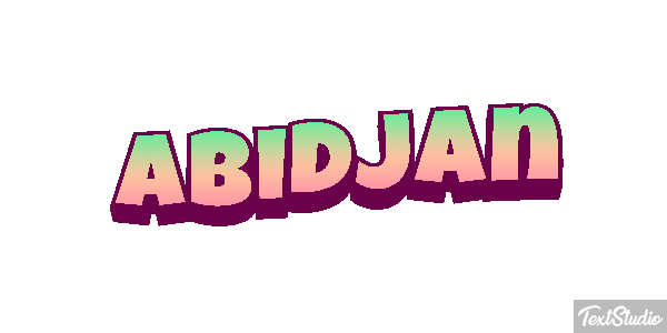 Abidjan Effetto testo