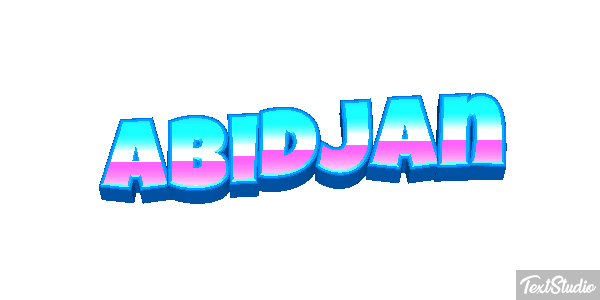 Abidjan Effetto testo
