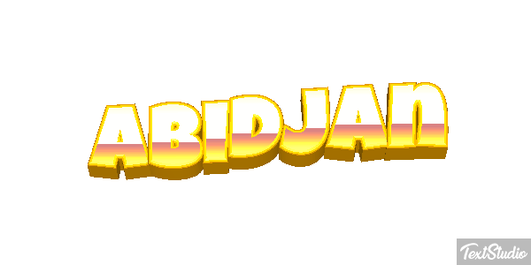 Abidjan Effetto testo