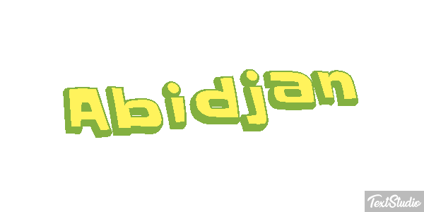Abidjan Effetto testo