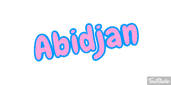 Abidjan Effetto testo