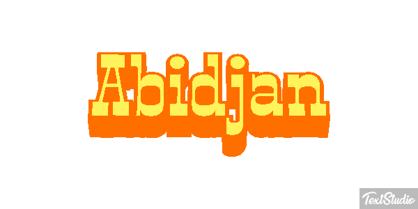 Abidjan Effetto testo