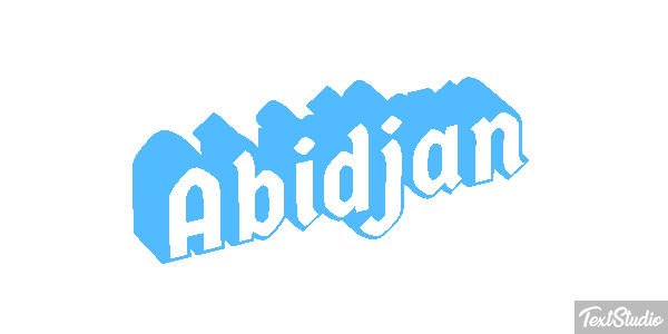Abidjan Effetto testo