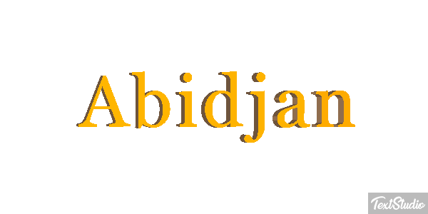 Abidjan Effetto testo