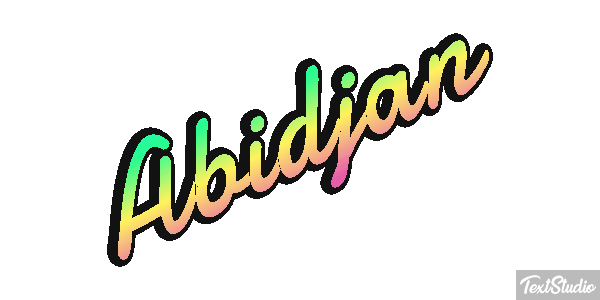 Abidjan Effetto testo