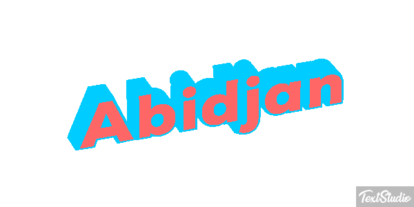 Abidjan Effetto testo